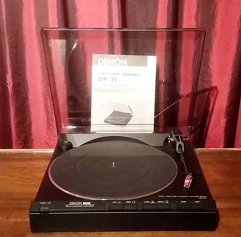 Rare Denon DP-7F hotsell Quartz Micro Processor Controlled Turntable record player 1987