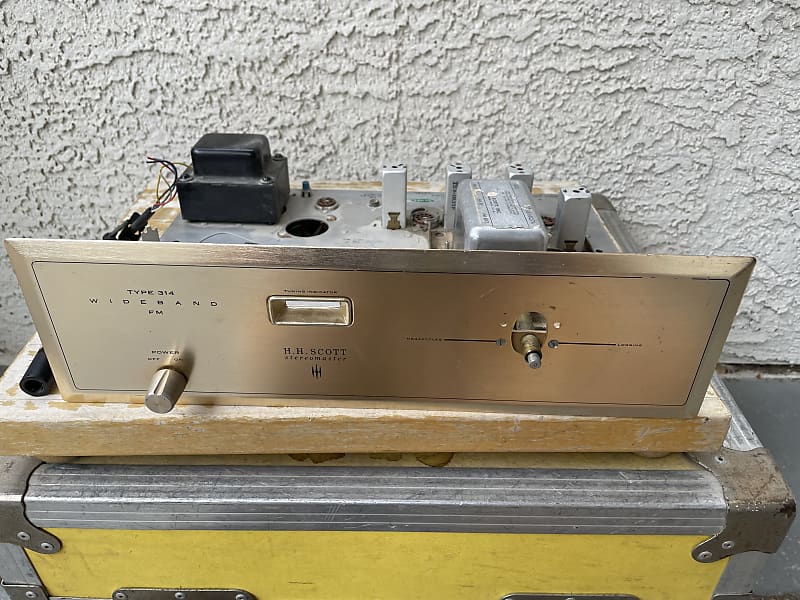Vintage HH Scott Type 314 WideBand FM Stereo Tube Tuner For Parts Or Reapirs  60s  			
