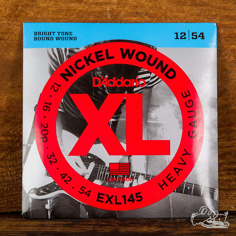 D'Addario XL Electric Guitar Strings Nickel Wound 12-54 image 1