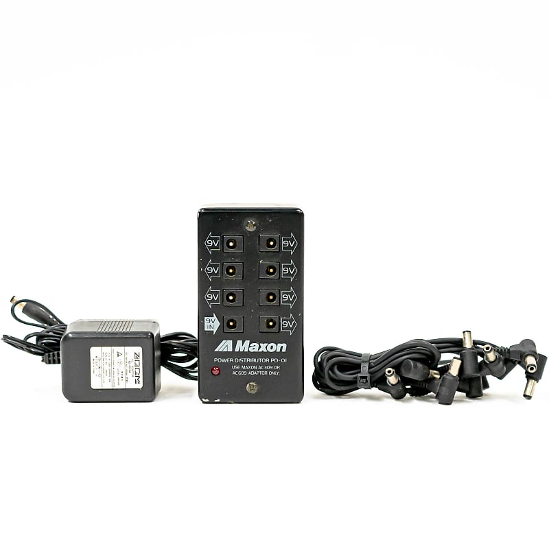 Maxon PD01 Power Distributor with 5 Adapters and Power Supply