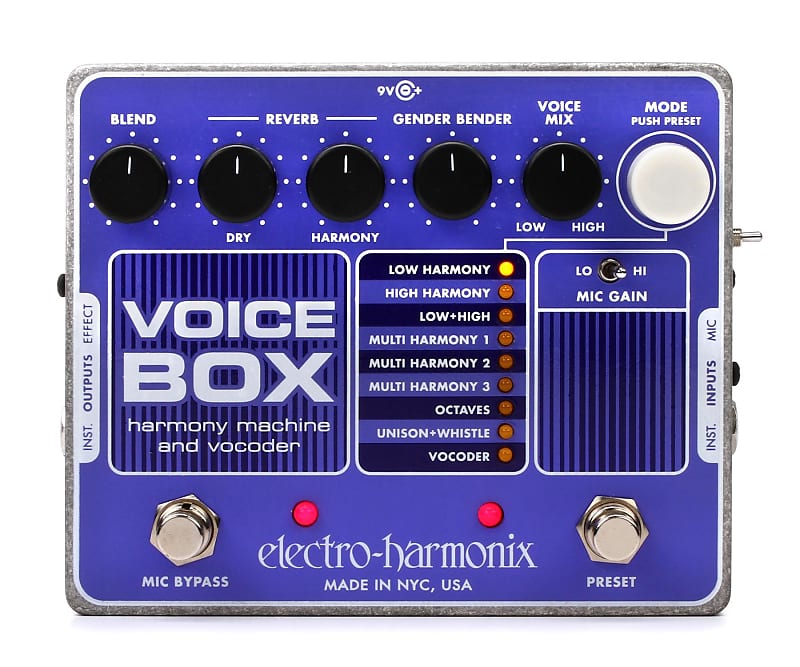 Electro-Harmonix Voice Box Vocal Harmony Machine/Vocoder (VoiceBoxd2) image 1