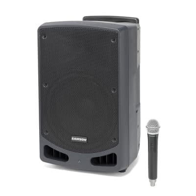Samson Expedition XP312w Rechargeable PA Speaker w/ Handheld Wireless Mic D-Band image 1
