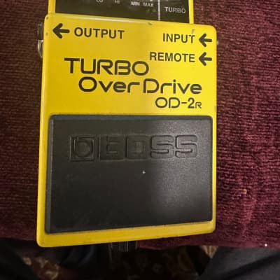 Reverb.com listing, price, conditions, and images for boss-od-2r-turbo-overdrive