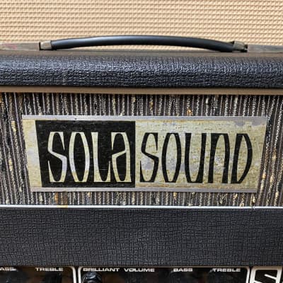 Vintage 1970s Sola Sound SS Solid State Amplifier Head *Collectors Condition* image 2