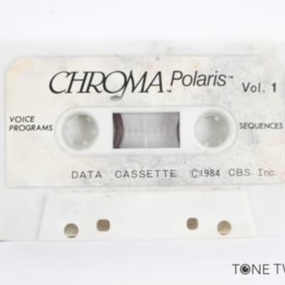 Chroma Polaris Vol 1 Data Casette 1984 Patch Program Sounds VINTAGE SYNTH DEALER image 1