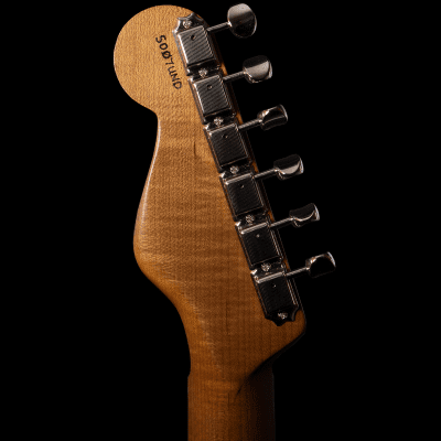 Cream T Guitars Crossfire SRT-6 w/ Pickup Swapping in Aero Blue image 6