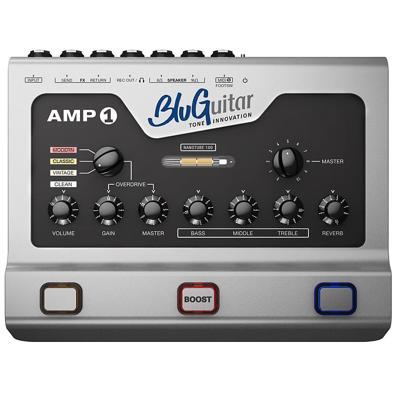 BluGuitar Amp1 Mercury Edition 100W Guitar Amplifier with Nanotube (Demo Unit) image 1