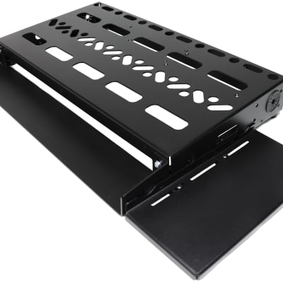 Accel XTA21 Pedal Board, 3 1/2" deep Switcher Bracket, Side Extension without Tote image 5