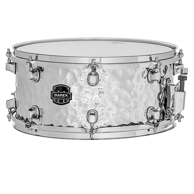 Mapex MPST4558H MPX Hammered Steel 14x5.5" Snare Drum image 1