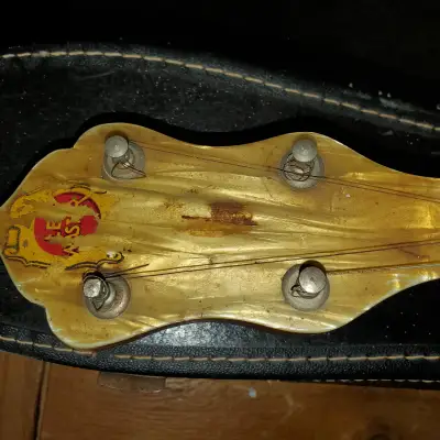 Leo Master 5 String Banjo with chip board case image 6