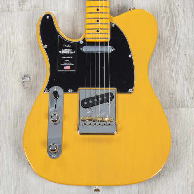 Fender American Professional II Telecaster Left-Hand Guitar, Butterscotch Blonde image 1