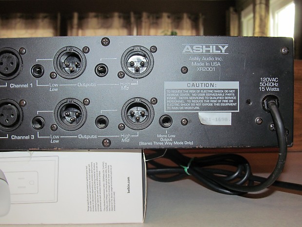 中古◇Ashly Audio XR-2001□Stereo 3-Way， Mono 4/5-Way Crossover