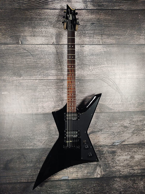 Cort Explorer VX-2X Electric Guitar Grey Used From Japan