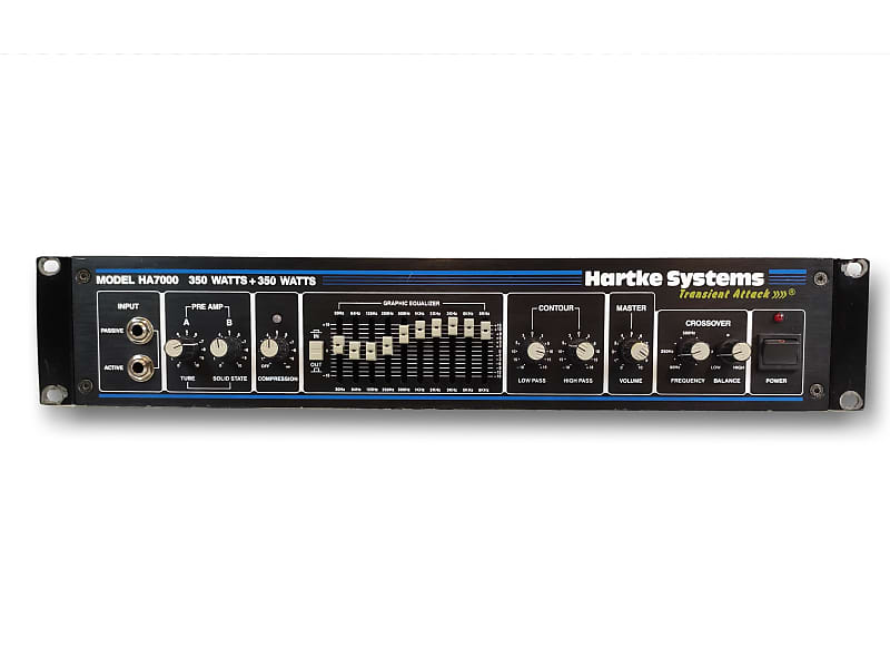 Hartke HA 7000 stereo bass head amplifier 2x350W | Reverb