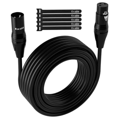 3 Pin Dmx Cables Male To Female Ofc Colored Xlr Cables, Stage Lighting  Cables With 110 Ohms Impedance For Dmx Light Controller, Moving Head Dj  Lights, Speaker Systems Mixer, Podcast - 20 Feet, 3 Pack