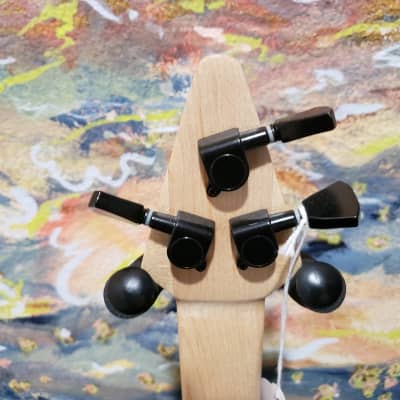 Gerry Edmonds "Leather Rose" Cigar Box 3-String Guitar w/ Single Coil Pickup (Made In Hemet CA.) image 11