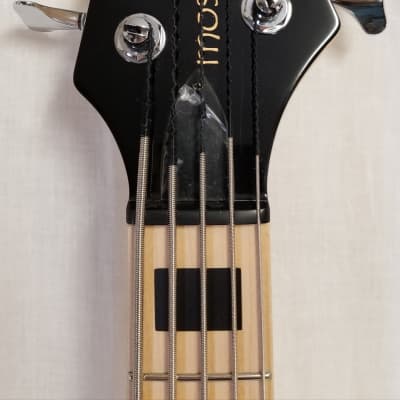 Zon Mosaic Mojo 5 String P/J Electric Bass Guitar, Ash Body, Maple Fingerboard, Brown Sunburst W/ Ba image 7