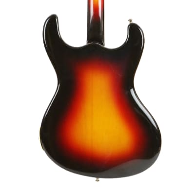 1963 Mosrite The Ventures Model MK I Vintage Electric Solidbody Guitar – RARE 100% Original Early ’63 Side Jack Set Neck Type 1 Vibramute w/ Binding & Orig. Hard Case (0148) image 2