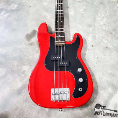 Hondo Deluxe MIJ Short Scale P-Bass Clone (Late 1970s, Hot Rod Red) imagen 15