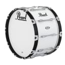 Pearl 24X14 Championship Maple Marching Bass Drum #33 - Pure White