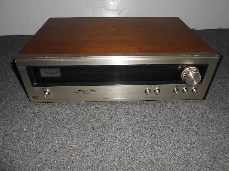 Realistic Vintage TM-1000 AM/FM Stereo Tuner | Reverb