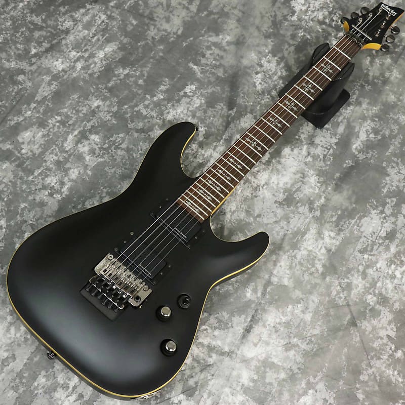 Schecter DEMON-6 FR Aged Black Satin - Shipping Included*15% Off