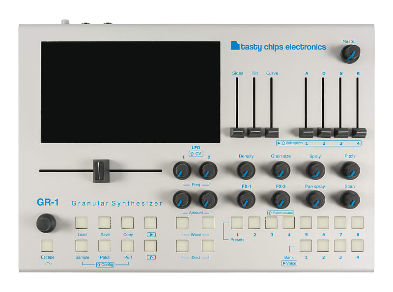 Tasty Chips GR-1 Granular Synthesizer Desktop Module (Silver) | Reverb