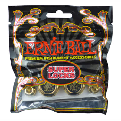 Ernie Ball Guitar Straplocks - Gold image 3