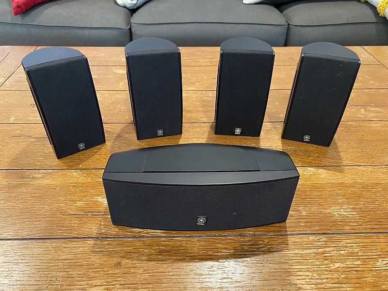 Yamaha 5.1 Surround Sound System Black (NS-AP1405BL Speakers + YST-SW012  Powered Subwoofer)