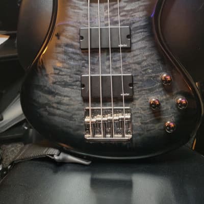 Schecter Stiletto Extreme-4 Active 4-String Bass 2010s - See-Thru Black image 1