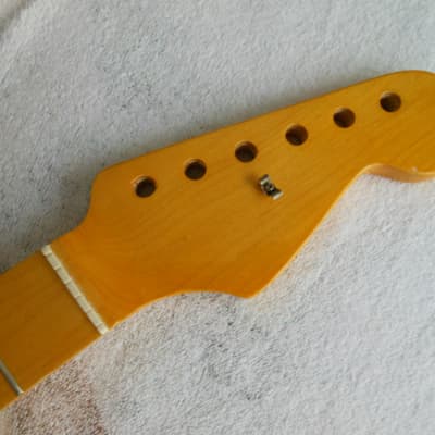 Unbranded Stratocaster Amber Maple Neck image 3