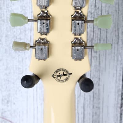 Epiphone Wilshire Phant-o-matic Solid Body Electric Guitar Antique Ivory image 14