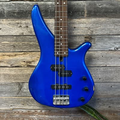 (17152) Yamaha RBX170 4-String Bass Guitar 2010s - Metallic Blue for sale