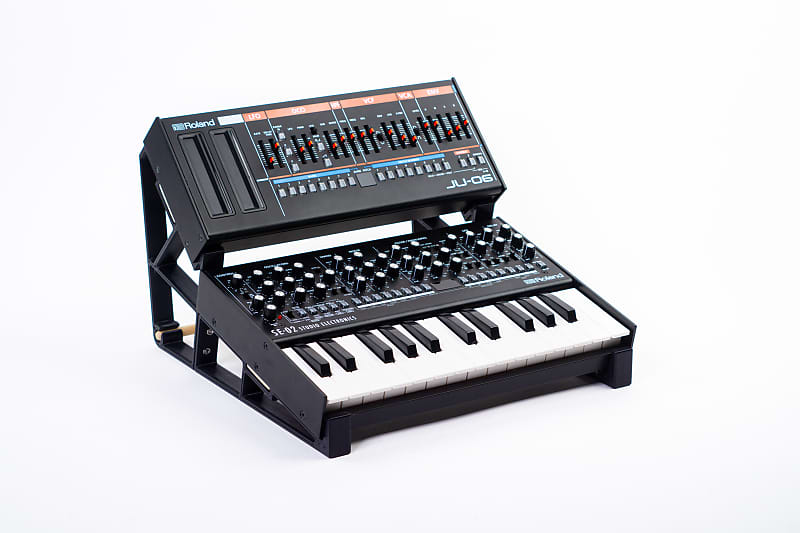 3DWaves Dual Tier Stands For The Roland Boutique Synthesizers With The K25m Keyboard