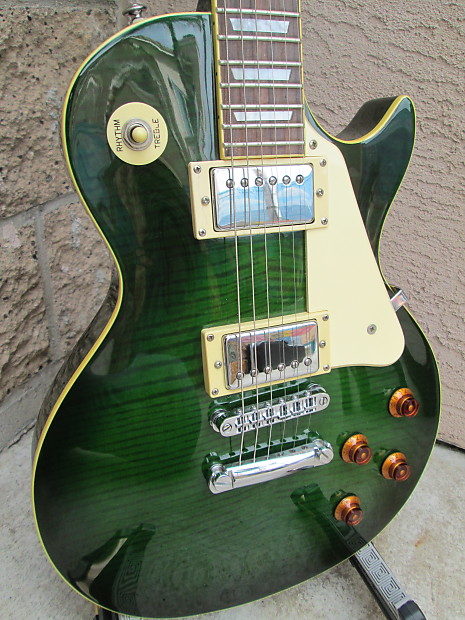 1996 Epiphone Gibson Les Paul Standard Limited Edition Translucent Green