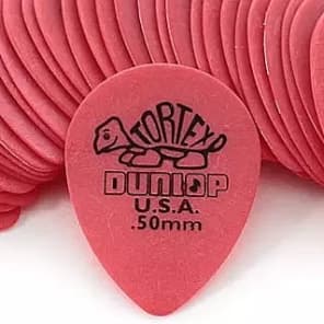 Dunlop 423R50 Tortex Small Tear Drop .50mm Guitar Picks (36-Pack)
