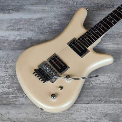 1985 Rockoon/Schaller Japan (by Kawai) RG Series "Thumb" Guitar (Pearl White) for sale