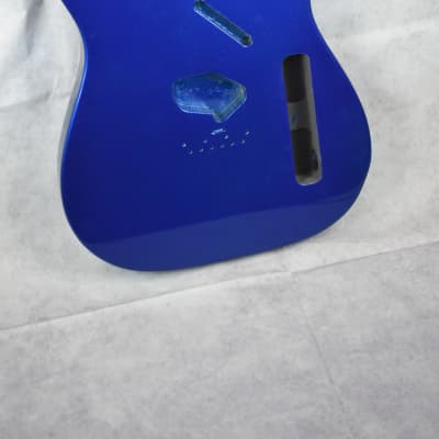 Unbranded Telecaster Body - Metallic Blue Alder image 10