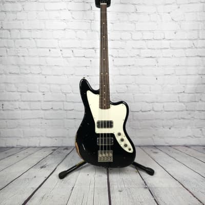 Fano Guitars JM4 Oltre 4 String Bass Guitar Medium Distress Bull Black for sale