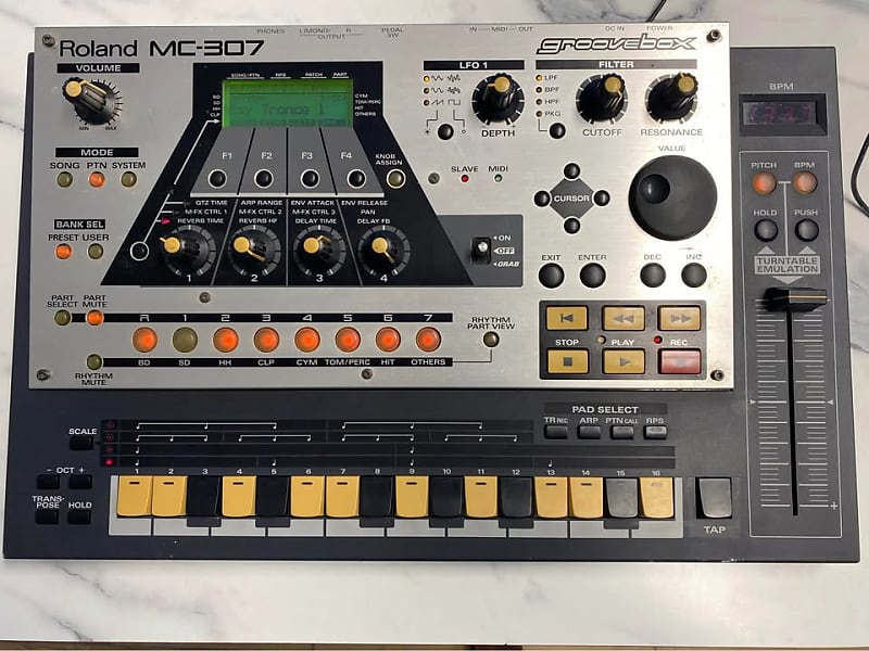 Roland MC-307 Groovebox | Reverb