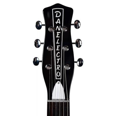 Danelectro 59M NOS+ Left-Handed Guitar - Black image 7