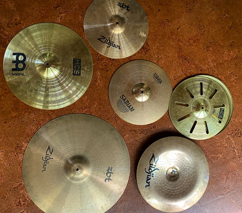 Assorted Beginner Cymbals (Full set) Reverb