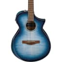 Ibanez AEWC400 Acoustic-Electric Guitar Indigo Blue Burst High Gloss