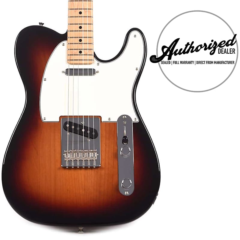 Fender Player MIM Telecaster Electric Guitar - 3 Tone Sunburst image 1