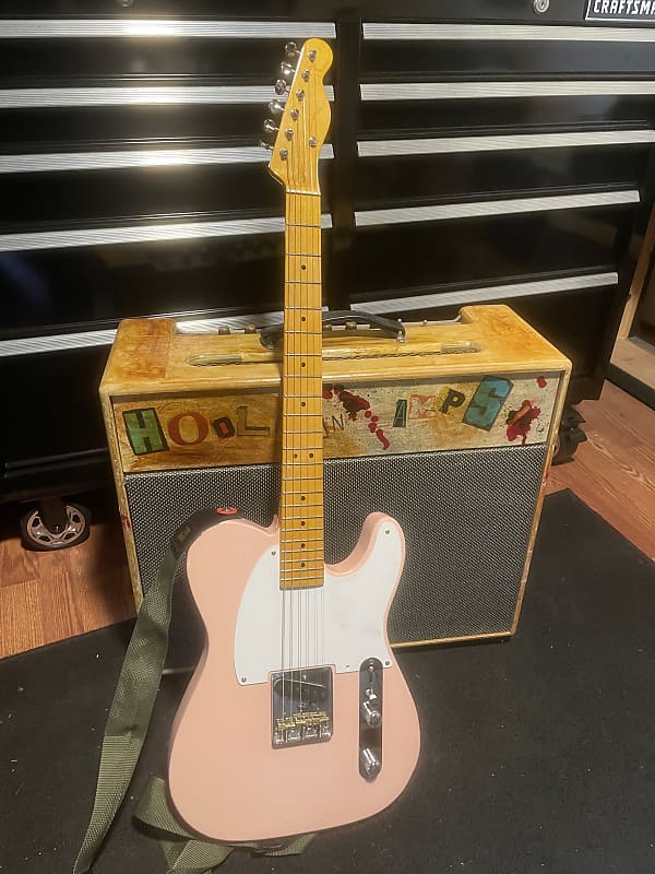 Partscaster Esquire Unkown - Shell Pink image 1