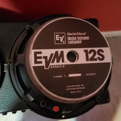 Electro-Voice EVM 12S SERIES II 200 Watt Guitar Speaker Evm12l