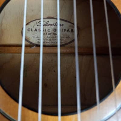 Vintage 1965 Harmony Classical Guitar - Silvertone Branded - Made