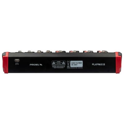 Proel PLAYMIX8 Analog Audio Mixer with DSP Effects image 4