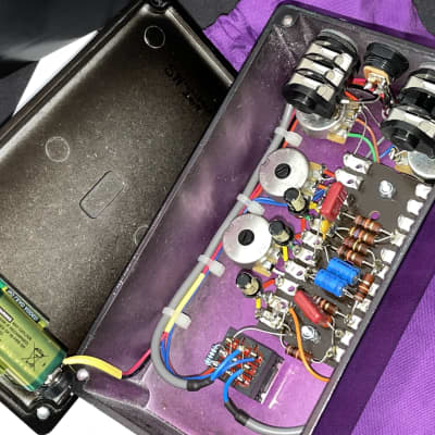 Pigdog  Destruction Department MK3 Tonebender Purple Tone-bender STC Transistor Sola Sound 1/1  Rare image 4
