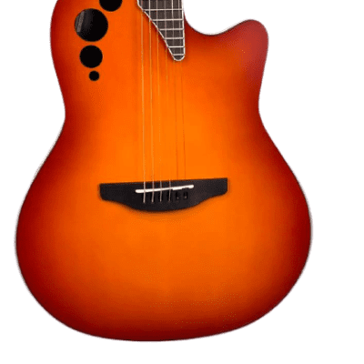 Ovation AE48-1I Applause Super Shallow Bowl Cutaway Body Spruce Top Nato Neck 6-String Acoustic-Electric Guitar image 2